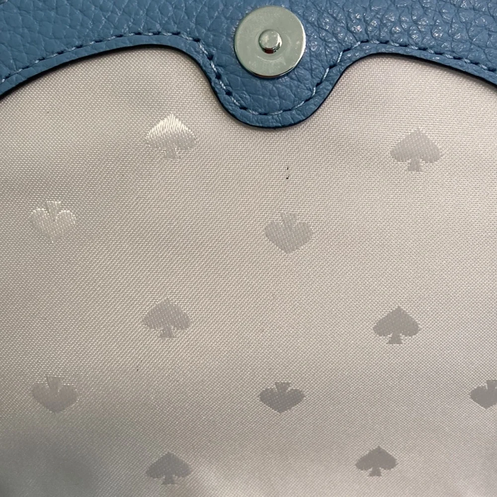 Kate Spade Leila Blue Mini Flap Crossbody Purse Bag - Picture 6 of 15